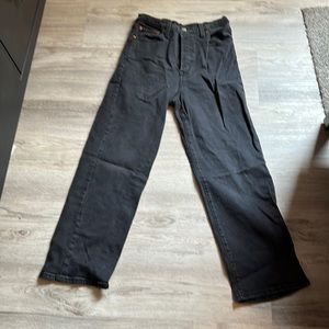 Levi’s rib cage straight ankle jeans